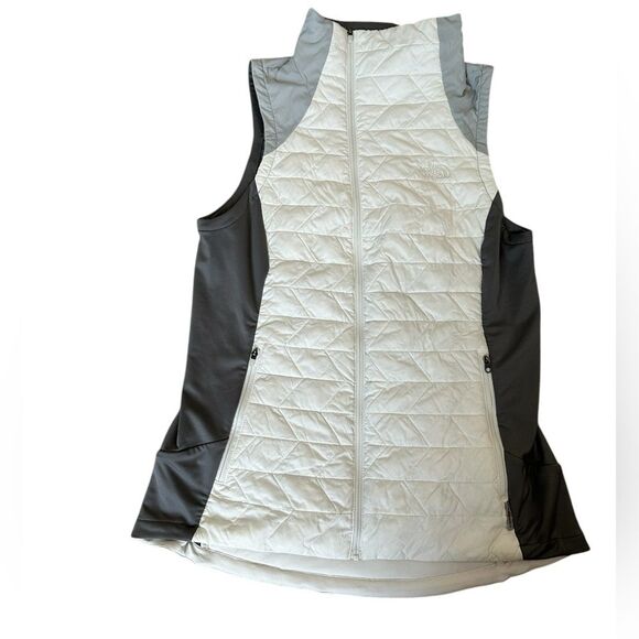 The North Face Jackets & Blazers - Womens The North Face Thermoball Flash Dry Vest Grey White Medium